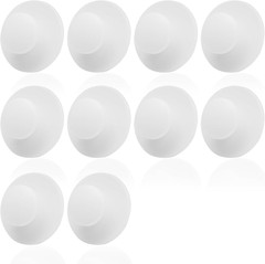 10PCS White Self Adhesive Cabinet Knobs Mini Drawer Handles Stick On Pulls