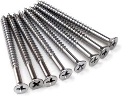 Hinge Outlet Satin Nickel Wood Screws, Heavy-Duty Screws for Doors, Cabinets