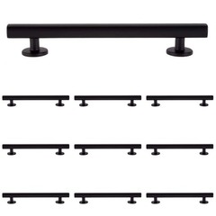 10-Pack Flynn 5-1/2 In. (140 Mm) Center-To-Center Modern Satin Brass Bar Drawer
