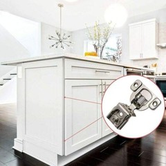 1/2″ Overlay Soft Close Face Frame 105° Compact Door Cabinet Hinges Handware Lot