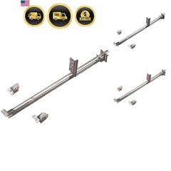 Drawer Slide Zinc Steel Under Mount 22 Inch for Kitchen Bathroom Cabinets