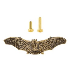 Strong Solid Metal Cabinet Handle Chinese Retro Style Small Bat Ergonomic Grip