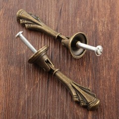 Furniture Drawer Door Pull Handle Antique Bronze Bin Drop Cabinet Knobs 18*55mm