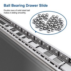 VADANIA 16″ Heavy Duty Drawer Slide Locking #D51