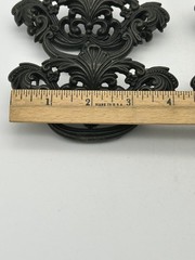 Vintage Style Ornate Drop Bail Handle Metal Drawer Pulls With Screws Set Of 6