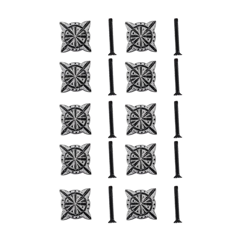 Iron Cabinet Knob Pewter Finish Target Design Cabinet Hardware Pack of 10