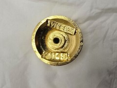 Vicenza Designs K1149-PEWT-PG San Michele 1″ Knob Handle Pull (Polished Gold)