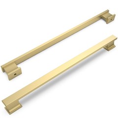 COTYKILEY Brushed Gold Cabinet Handles 12.6″ (320mm) 10 Pack
