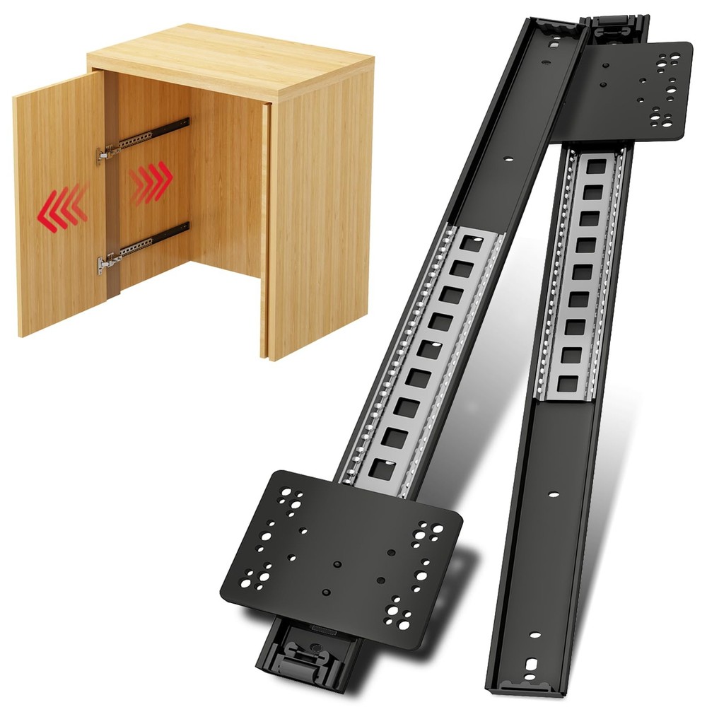 Cabinet Pocket Door Slides 28 Inch Sliding Hardware Full Extension Ball