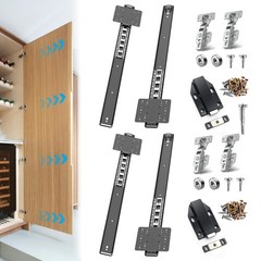 22 Inch Pocket Door Slides Hardware for Cabinets 2Set – Cabinet Slide Door Hi…