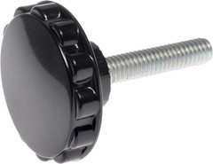 55246 1-3/4-Inch X 5/16-18-Inch Clamping Knob, 2-Pack , Black