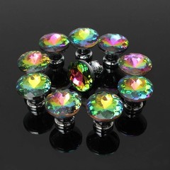 Spriak 10 Pack Drawer Knobs, 30mm 30 millimeters, Colorful Lovely 10Pack