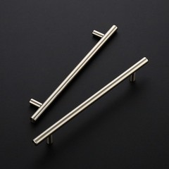 Ravinte 10 Pack 10 Inch Brushed Nickel Cabinet Pulls 7~1/2″ Hole Center