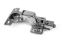 (20 Pieces) Soft Closing Frameless Inset Cabinet Door Hinges with Screws