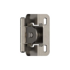 BPR871914 Cabinet Hinge Single Demountable Nickel 2.25×1.5 Inch 1/2 In 2 PCS