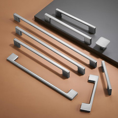 TUNNY 10 Pack Classic Cabinet Handles-3″/76mm Screw Spacing Brushed Nickel Furni