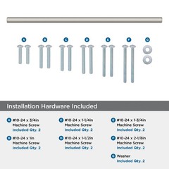 Bar Pulls 18 inch (457 mm) Center-to-Center Satin Nickel Appliance Pull, BP54…
