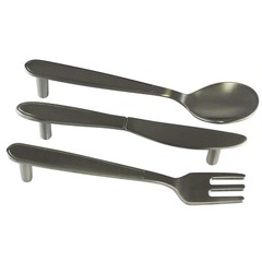 9 Pack Spoon Knife Fork Bar Pull Kitchen Home Decor Cabinet Door Drawer Handle