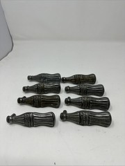 Lot of 8 Vintage Coca-Cola Drawer Cabinet Pull Knobs Handles No Bolts Need Clean