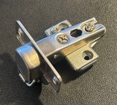 MEPLA Hinge 674.329.53.00, Full Overlay, Self-Closing w/ 592.293 9.7.0 0 plate