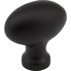 Jeffrey Alexander 3991BLK Lyon 1-9/16″ Length Oval Cabinet Knob, Matte Black