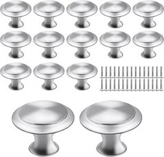 30PCS Cabinet Knobs Drawer Pulls Door Handles Kitchen Hardware Brushed Nickel