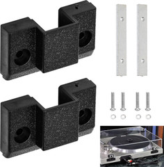 2 Pack Dust Cover Hinge Set Replacement Part for Turntables SL 1200 MKII / 1210