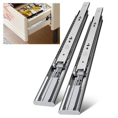 Lontan 6 Pairs 22 Inch Soft Close Drawer Slides Heavy Duty Drawer Glides Metal