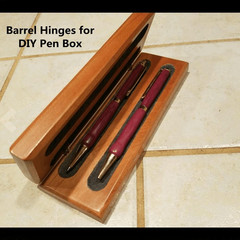 20Pcs Brass Barrel Hinges, Small Cylinder Hidden Hinges, 4X20Mm | Invisible Conc
