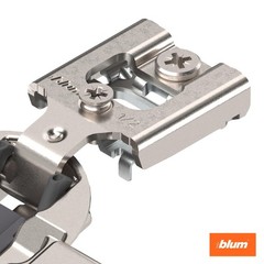 Compact BLUMOTION Hinge 10 Kits 1/2″ Overlay 105° Opening Steel Soft-Close