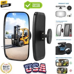 2.6 Inch Strong Magnetic Forklift Mirrors, 360° Adjustable Tractor Side Mirro…