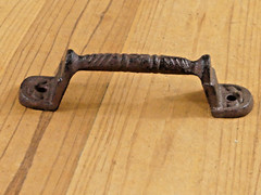 20 Cast Iron RUSTIC Barn Handle Gate Pull Shed Door Handles Fancy Drawer Pulls