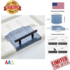Cabinet Hardware Drilling Template Kit 3/16” Drill Bit & Multiple Sizes