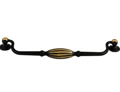 Top Knobs Cabinet Tuscany Drop Pull 8 13/16 Inch (c-c) Dark Antique Brass