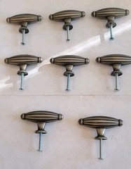 Lot of 8 AMEROCK Cabinet Knob Blythe Weathered Nickel Knob Handle 2 5/8 in