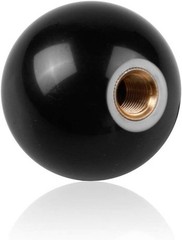 8 Ball Shift Knob Manual Gear Shift Lever Round Ball with 3 Adap Color: Copper