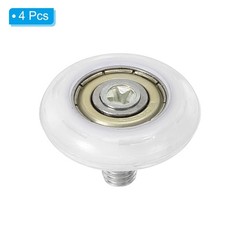 4 Pack 26mm Drawer Rollers Drawer Pulley Bearing Small Pulley White