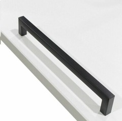 Black Kitchen Square Cabinet Handles Drawer Pull Knobs Stainless Steel 12mm 1/2″