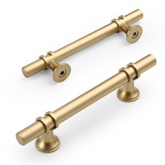 10 Pack 3.75 Inch Matte Gold Kitchen Cabinet Drawer Pulls Handles Hardware