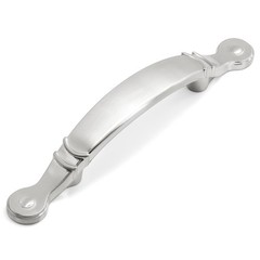 HESTIA HARDWARE 10 Pack | Satin Nickel Cabinet Pulls 3 Inch | Arched Silver D…