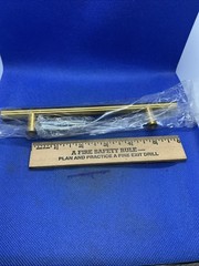 Cabinet Handle Gold Color 5″ Hole Center x 7.38″ , W/ 2 Sets Of Screws, 76