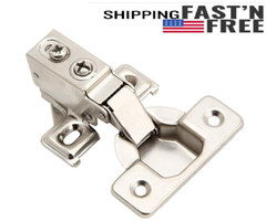Silverline Face Frame Quiet Soft Close Cabinet Door Hinges,1/2 – 3/4