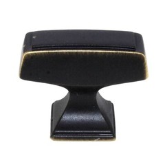 Amerock Mulholland 1 1/2″ Rectangle Cabinet Knob Venetian Bronze BP535342VB