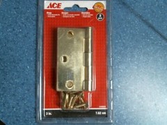 Ace 5460712, 3″ Hinge, Broad Removable Pin, Brass Plated, Pack of 2, FREE SHIP