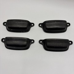 SET OF 4 Restoration Hardware Gilmore Drawer Pulls 3.5 in. Bronze Used