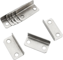 8PCS Metal Efficacy Angled Drawer Lock Strike Plate Angled Drawer Lock Strike P