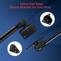 Qty(2) C16-17261 GSNI-3200-60 30In 60Lb/267N Universal Gas Strut with Mounting B