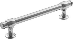 1 Pack Cabinet Pull Polished Chrome 5-1/16 Inch 128 mm Center Winsome Handle