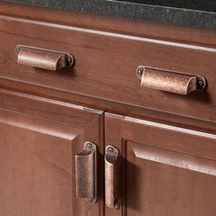 6 PCS 5.04 Inch 128mm Antique Copper Cabinet Cup Drawer Pulls 9628AC128