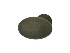 Hafele-137.45.351—1 3/16″x3/4″ Egg Knob in Oil Rubbed Bronze-LOT OF 6